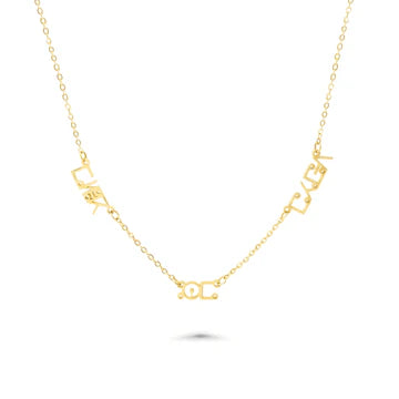 Collier Amazigh Personnalisé avec Trois Prénoms