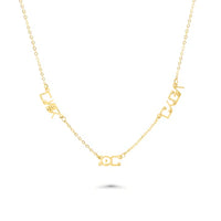 Collier Amazigh Personnalisé avec Trois Prénoms